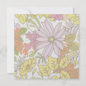 Feelin' Groovy Einladung (Rückseite)