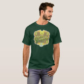 Feelin Groovy Illustriert Seventies Cartoon Slogan T-Shirt (Vorne ganz)