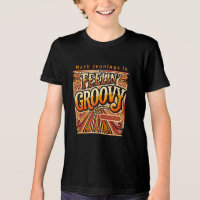 Feelin Groovy Kids Personalisiert Retro 70er Vinta