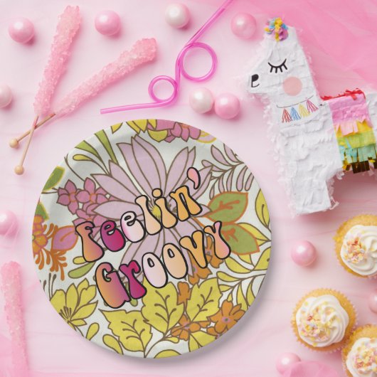 Feelin' Groovy Pappteller (Party)