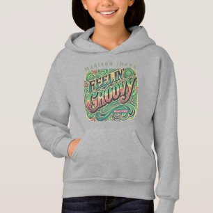 Feelin' Groovy Retro 70er Vintag Psychedelic Hoodie