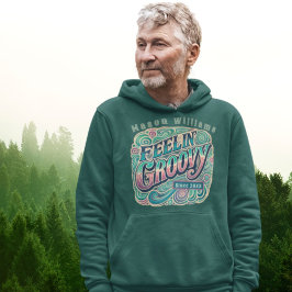 Feelin' Groovy Retro 70er Vintag Psychedelic Sweatshirt