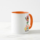Feelin’ Groovy Retro Flower Combo Mug Tasse (VorderseiteRechts)