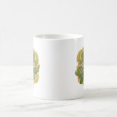 Feelin Groovy Seventies Style Fun Slogan Kaffeetasse (Mittel)