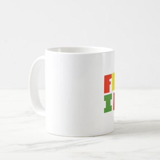 Feelin Irie Kaffeetasse (Vorderseite Links)