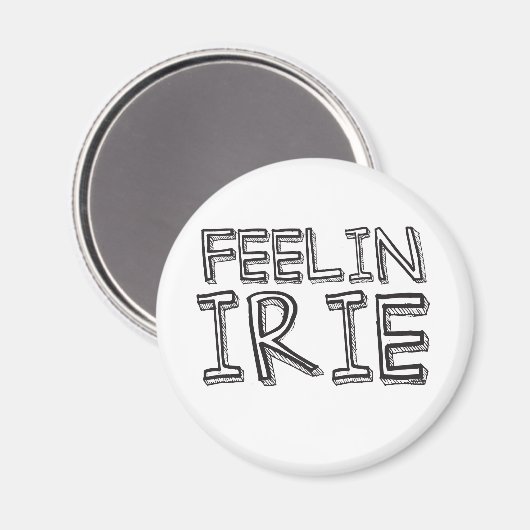 Feelin' Irie Magnet (Vorderseite/Rückseite)