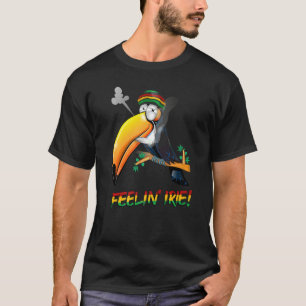 Feelin' Irie Patois Jamaica Toucan Jamaican Slang T-Shirt