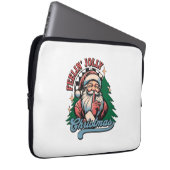 Feelin’ Jolly Christmas Santa Laptopschutzhülle (Vorne Rechts)