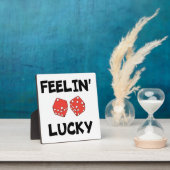 "FEELIN' LUCKY DICE FOTOPLATTE (InSitu)