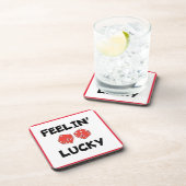 "FEELIN' LUCKY DICE GETRÄNKEUNTERSETZER (Rechte Seite)