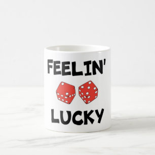 "FEELIN' LUCKY DICE KAFFEETASSE