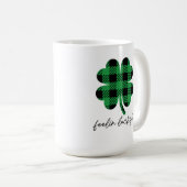 Feelin Lucky? St. Patrick's Day Tasse (VorderseiteRechts)