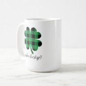 Feelin Lucky? St. Patrick's Day Tasse (Vorderseite Links)