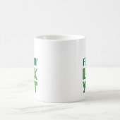 Feelin' Luckyeet Saint Patrick's Day Kaffeetasse (Mittel)