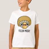 Feelin Mushy Funny Mushroom Pub T-Shirt (Vorderseite)