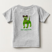 Feelin' My Playful Irish Side Baby T-shirt (Rückseite)