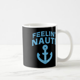 Feelin Nauti Anker Boot Lustiger Segelwitz Kapitän Kaffeetasse