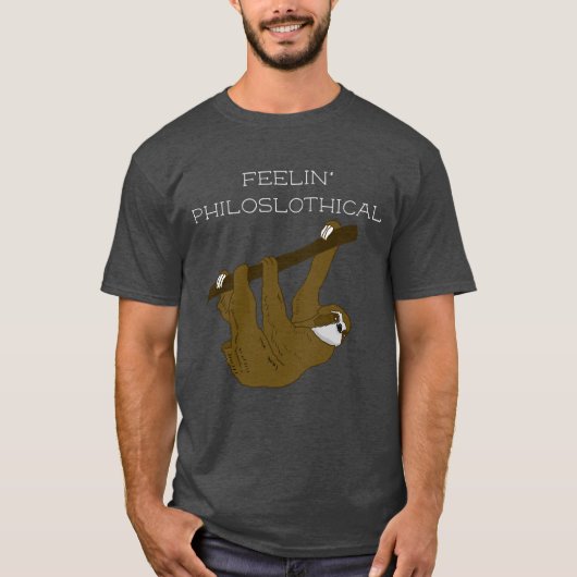 Feelin' Philosophien, Schlampe + Philosophie Pun T-Shirt (Vorderseite)