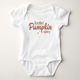 Feelin' Pumpkin Spicy Baby Strampler