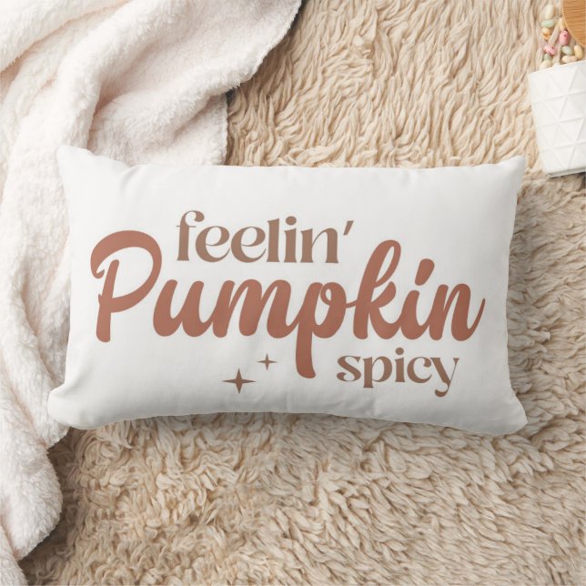 Feelin' Pumpkin Spicy Lendenkissen (Decke)