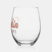 Feelin' Pumpkin Spicy Weinglas Ohne Stiel (Links)