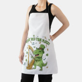 Feelin' Rex-tra Plucky Funny St. Patrick's Day Schürze (InSitu)