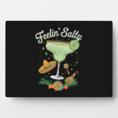 Feelin' Salty Margarita Funny Cinco De Mayo Fotoplatte (Vorderseite)