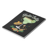 Feelin' Salty Margarita Funny Cinco De Mayo Notizblock (Rotiert)