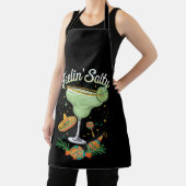 Feelin' Salty Margarita Funny Cinco De Mayo Schürze (InSitu)