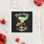 Feelin' Salty Margarita Funny Cinco De Mayo Serviette (Beispiel)