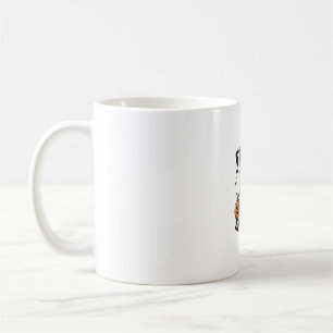 Feelin' Spooky Funny Retro Groovy Halloween Cat Gh Kaffeetasse