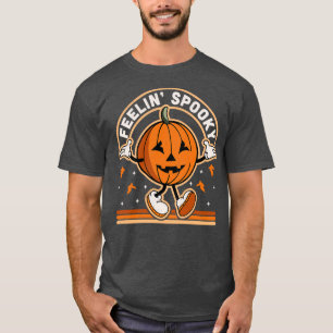 Feelin Spooky Niedliche Halloween Pumpkin Gefühl S T-Shirt