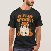 Feelin’ Spooky Red Panda Halloween T-Shirt (Vorderseite)