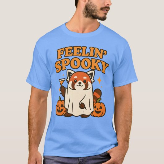 Feelin’ Spooky Red Panda Halloween T-Shirt (Vorderseite)
