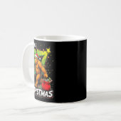 Feeling 67 Funny Christmas Bigfoot Holiday  Kaffeetasse (Vorderseite Links)