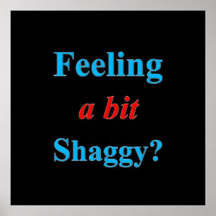 Feeling a Bit Shaggy Poster Matte