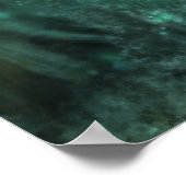 Feeling auf einem Pilzpflaster Poster (Ecke)