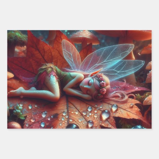 Feeling auf einer Personalisierten Blume Geschenkpapier Set (Vorderseite 2)