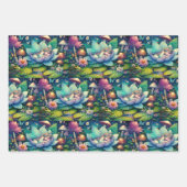 Feeling auf einer Personalisierten Blume Geschenkpapier Set (Vorderseite)