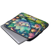 Feeling auf einer Personalisierten Blume Laptopschutzhülle (Vorne Knopf)