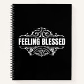 Feeling Blessed Gratitude Journal Notizblock (Vorderseite)