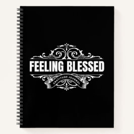 Feeling Blessed Gratitude Journal Notizblock