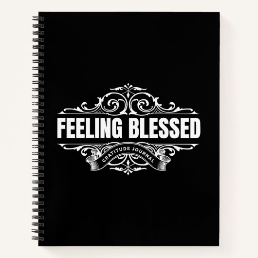 Feeling Blessed Gratitude Journal Notizblock (Vorderseite)