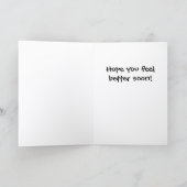 Feeling Crappy Get Well Card POB-1 Karte (Innenseite)