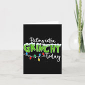 Feeling Extra Today Funny Christmas 2025  Karte (Vorderseite)