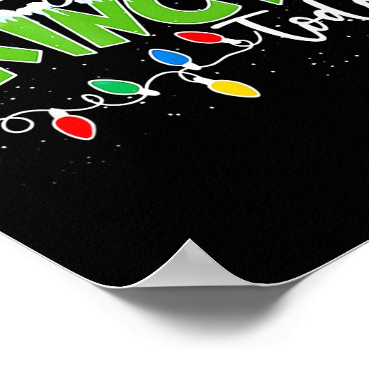 Feeling Extra Today Funny Christmas 2025  Poster (Ecke)