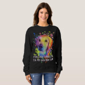Feeling Fabulous in My Golden Coat Golden Retrieve Sweatshirt (Vorne ganz)