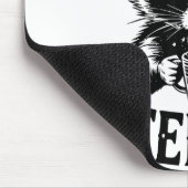 Feeling Feral Raccoon Coffee Cute Funny Trash Pand Mousepad (Ecke)