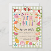 Feeling Fruitti Birthday Invitation Einladung (Vorderseite)