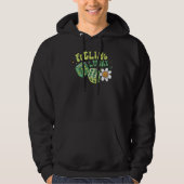 Feeling Lucky Dice Retro Groovy St Patrick's Day W Hoodie (Vorderseite)